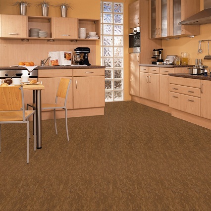 Wicanders Cork Tile Flooring in the Kitchen